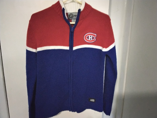 Chandail tricot des Canadiens de Montréal Habs NHL hockey LNH dans Art et objets de collection  à Longueuil/Rive Sud