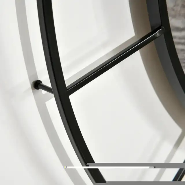 32 Inch Large Wall Clock. Black and Wood Grain Color. in Other in Markham / York Region - Image 10