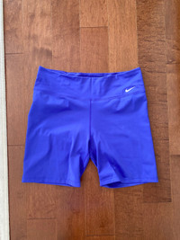 Nike biker shorts purple size L