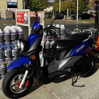 Looking to trade my scooter for Japanese trail dirt bike or dual sport in similar condition. Klr, Dr...