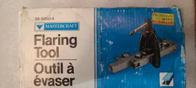 Mastercraft Tube Flaring Tool #58-5050-4 in original box. 2 pieces