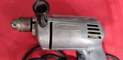 Working CRAFTSMAN Corded ELECTRIC DRILL - Vintage Collectible, View more