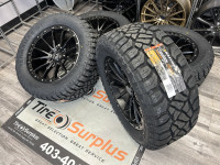 20" BLACKHORN Black Rims 6x135 & SAILUN R/T Tires - FORD F150