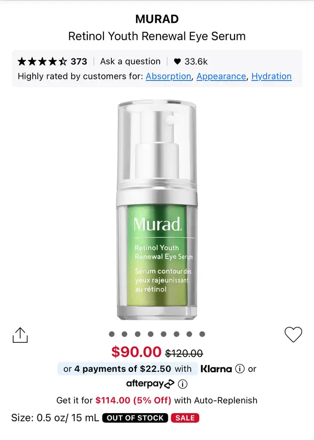 Murad Retinol Eye Serum  Full Size