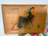 BOX for SILK HOSIERY, Antique,1923-25 Pat., 10inW x 7inH
