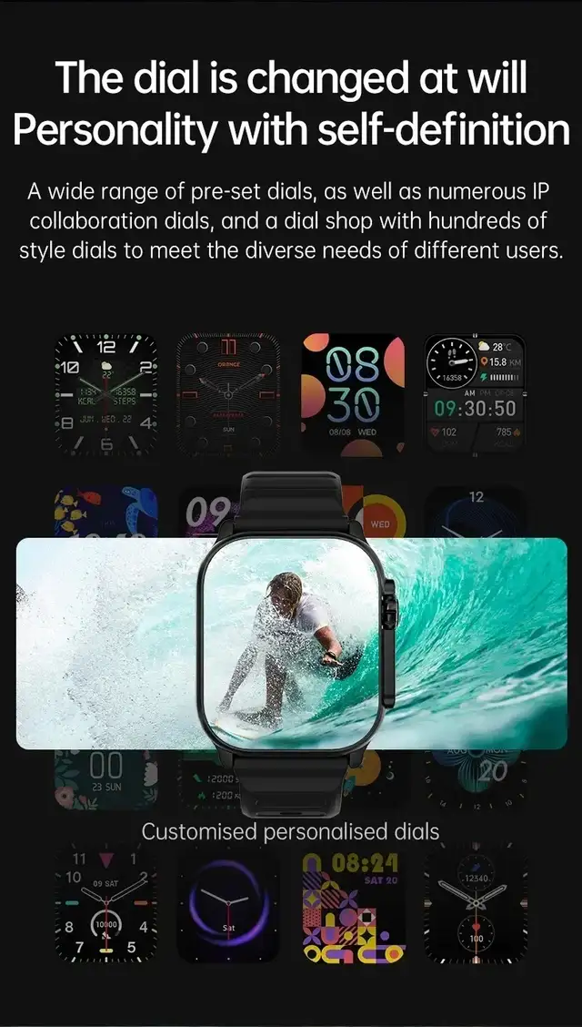 Brand New T900 Ultra 2 AMOLED Smart Watch (1/$30, 2/$50, 3/$60) in Jewellery & Watches in Calgary - Image 10