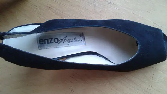 Black Suede Enzo Angiolini high heel62863271356289122