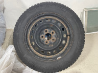 Used Winter Tires and Steel Rims 215/60R16