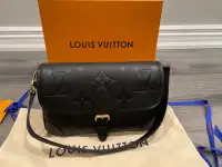(Sold） Louis Vuitton/LV black Diane Handbag