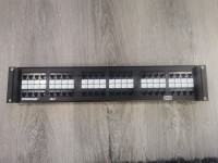 48 and 8 port CAT5e Patch panel for networking Hubbell
