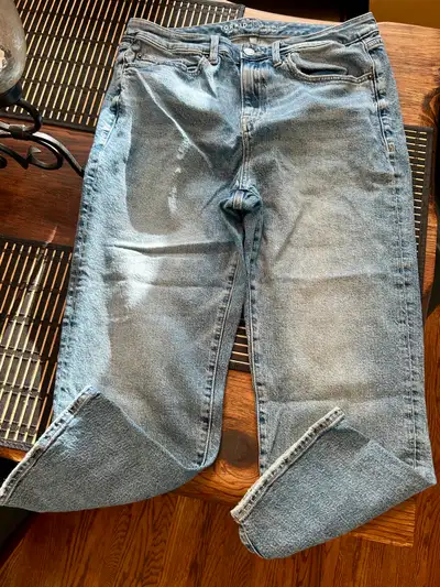 SZ 14-Torrid-high-rise ankle crop denim jeans., View more