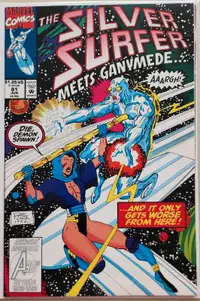 Marvel Comics Silver Surfer 81 1st Cameo Appearanceof Tyrant 9.0
