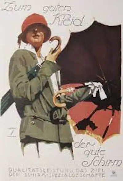 1927 ORIGINAL GERMAN ART DECO POSTER  Zum Guten Klein, View more