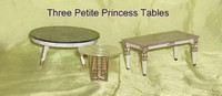 Lot of   3  Tables Petite Princess Dollhouse Furniture