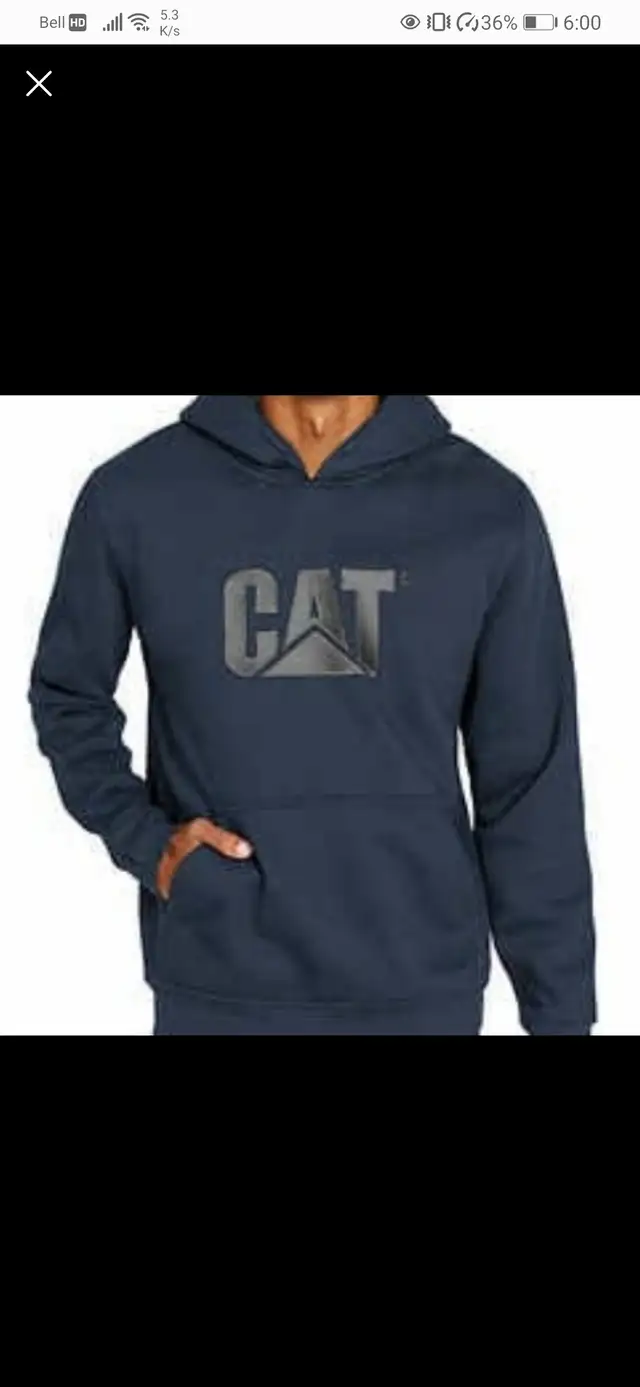 Caterpillar hoodie small in Men's in Mississauga / Peel Region - Image 2