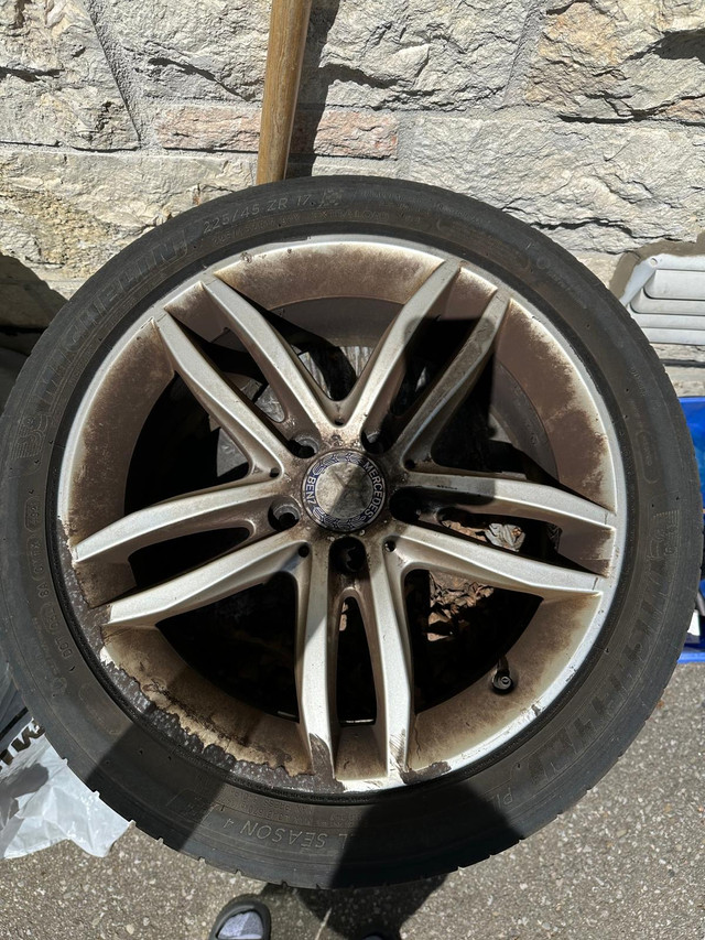 Set of 4 x Michelin Pilot All Season Tires 225/45/17 in Tires & Rims in Mississauga / Peel Region - Image 2
