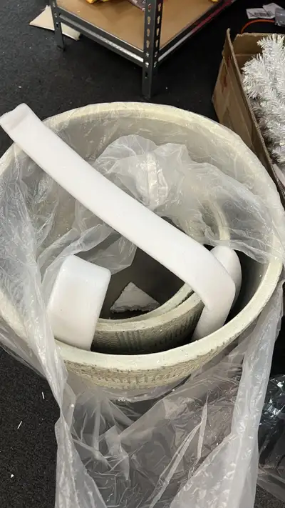 17.7"+13.8"+9.8" Diameter Round Concrete Planter Set of 3 Weathe, View more