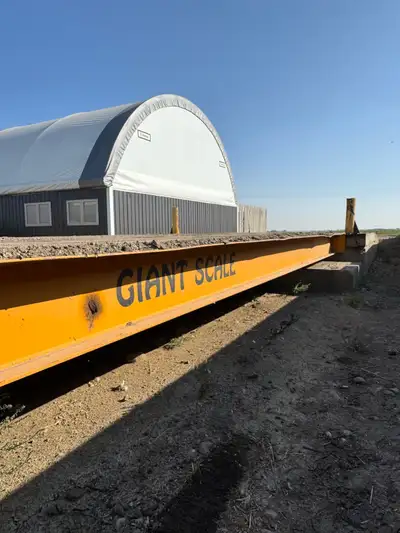 Located North of Picture Butte, AB. This Giant Scale did not pass its last inspection. It is in work...