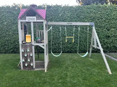 Balancoire  treehouse swingset playground, View more