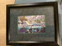 Lovely Vintage Orca Print by Indigenous Artist Ken Skoda