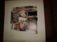 DUCKS UNLIMITED 1997 Ltd. Edt. Ontario Sponsor Print " RED FOX '