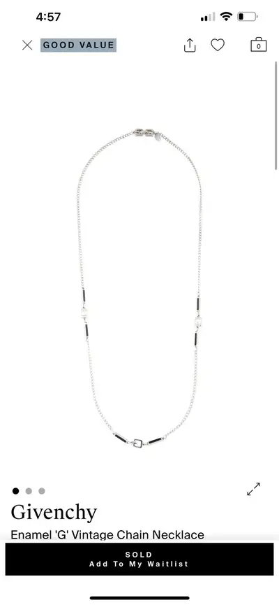 Givenchy necklace , View more