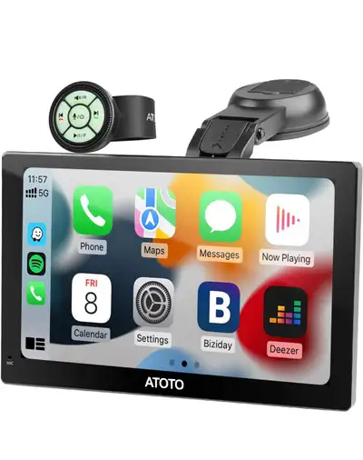 ATOTO P5 9” Portable Wireless Apple CarPlay/Android Auto , View more