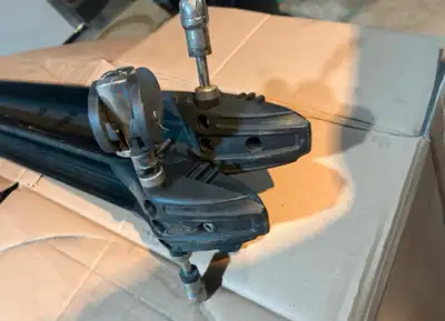 2 X Thule bike racks (selling AS IS -  parts missing), View more