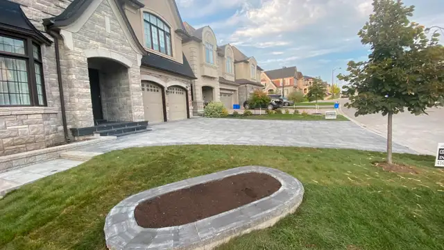 Interlocking driveway, patio, steps, retaining wall63672000073345121
