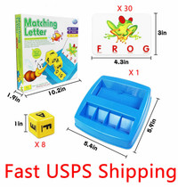 Matching Letter Game Word Spelling Game Preschool Learning Toy@2