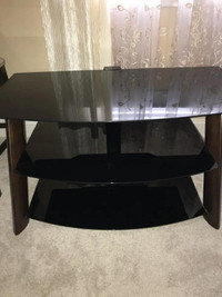 TV Stand - 3 Tier, Glass