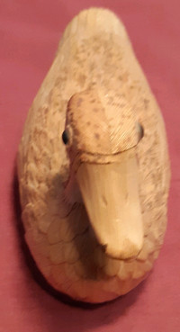 Vintage Wood Veneer Duck