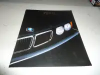 1988 BMW 750iL Large Dealer Sales Brochure. Can Mail!