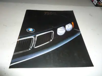 1988 BMW 750iL Large Dealer Sales Brochure. Can Mail!, View more