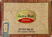 Antiquité (circa 1930) Boîte à cigares en bois cloué José Granda
