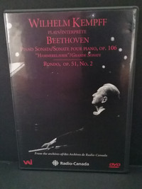 DVD - Wilhelm Kempff  Beethoven Sonata OP 106,Rondo OP 51 No.2