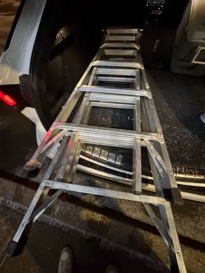 A1 grade aluminum telescopic. 250lb capacity. Great condition, rarely used. Can deliver for a fee.