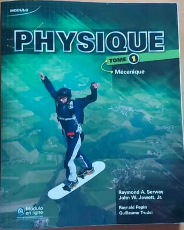 Physique - mécanique tome 1 pour  nouveau programme in Textbooks in City of Montréal - Image 2