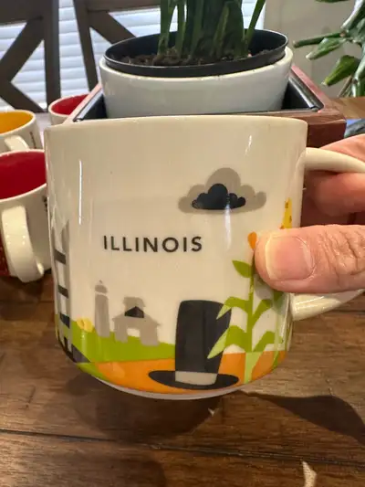 Starbucks you are here collection mug - Illinois, View more