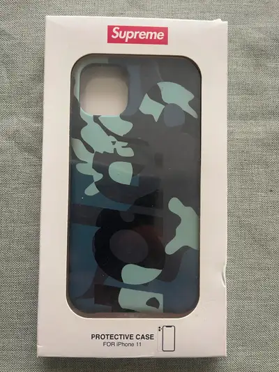 Supreme Camo iPhone Case Blue Camo iPhone case Protective case, View more