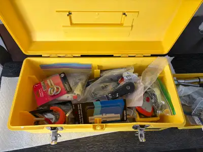 jackpot tool box with tones of goodies, View more