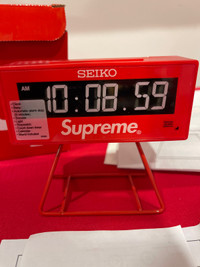 Supreme x Seiko Marathon Clock 