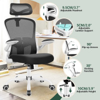 NEW: Premium Office Chair w/ Headrest, Lumbar Support, Mesh back