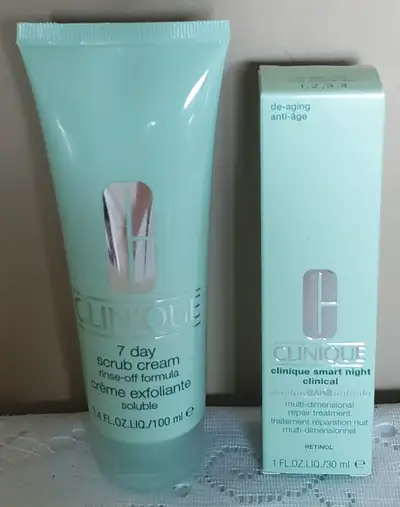 "CLINIQUE" CITY BLOCK PURIFYING MASK & A 7-DAY SCRUB CREAM, View more
