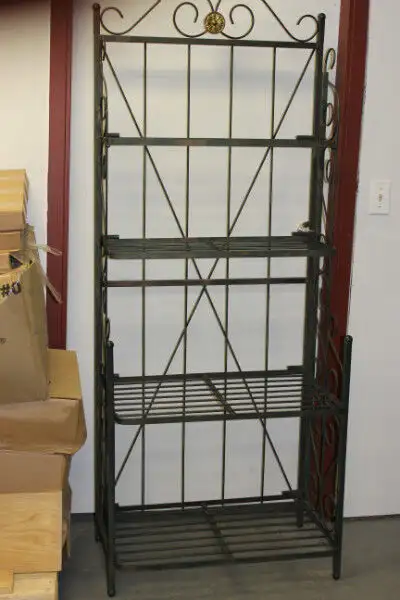 WROUGHT IRON FOLDING DISPLAY RACKS - GOOD QUALITY - VERY STURDY in Other in Regina - Image 2