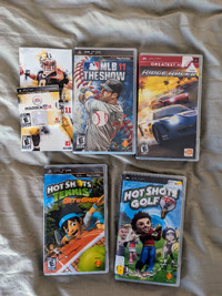 PSP Games - Madden, The Show, Hot Shots Tennis/Golf, Ridge Racer