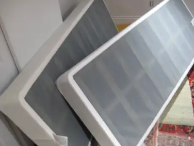 Two new half-size box springs for queen mattress, View more