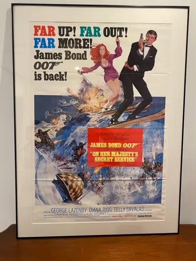 Offered for sale is a collection of original James Bond Movie Posters. 100% original and not reprodu...