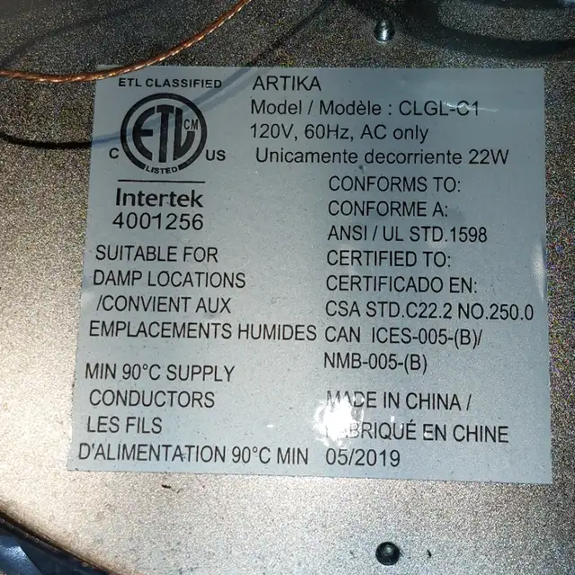 Light-LED Integrated Ceiling Light, Flush Mount, Chrome/Crystal in Indoor Lighting & Fans in Markham / York Region - Image 5