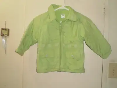 Kid's jacket for 4 years old child - Carter's green color, for fall